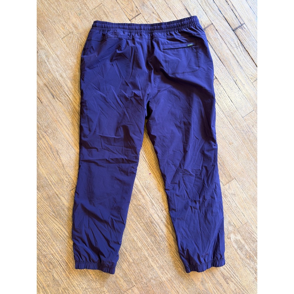 Eddie Bauer Womens Plum Purple Fleece Lined Cargo Joggers Pants Plus Size 16 - Picture 10 of 10